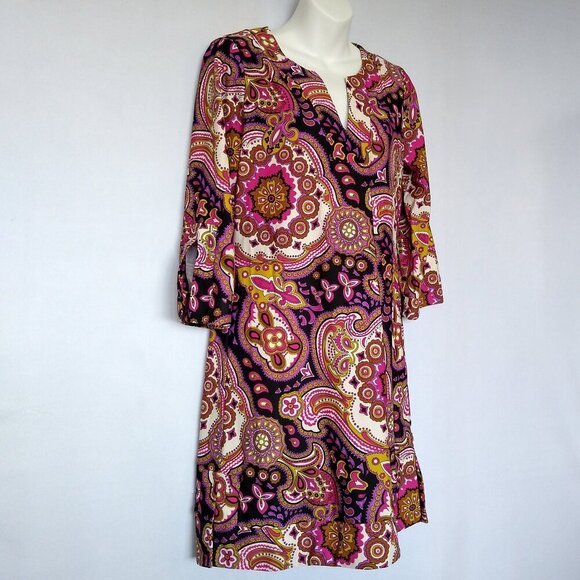 Jude Connally Floral Paisley Dress Megan Floral Paisley Print Size Medium - Picture 2 of 5